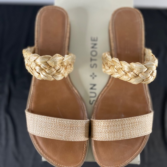 Sun + Stone Raffia Sandals - Picture 10 of 12